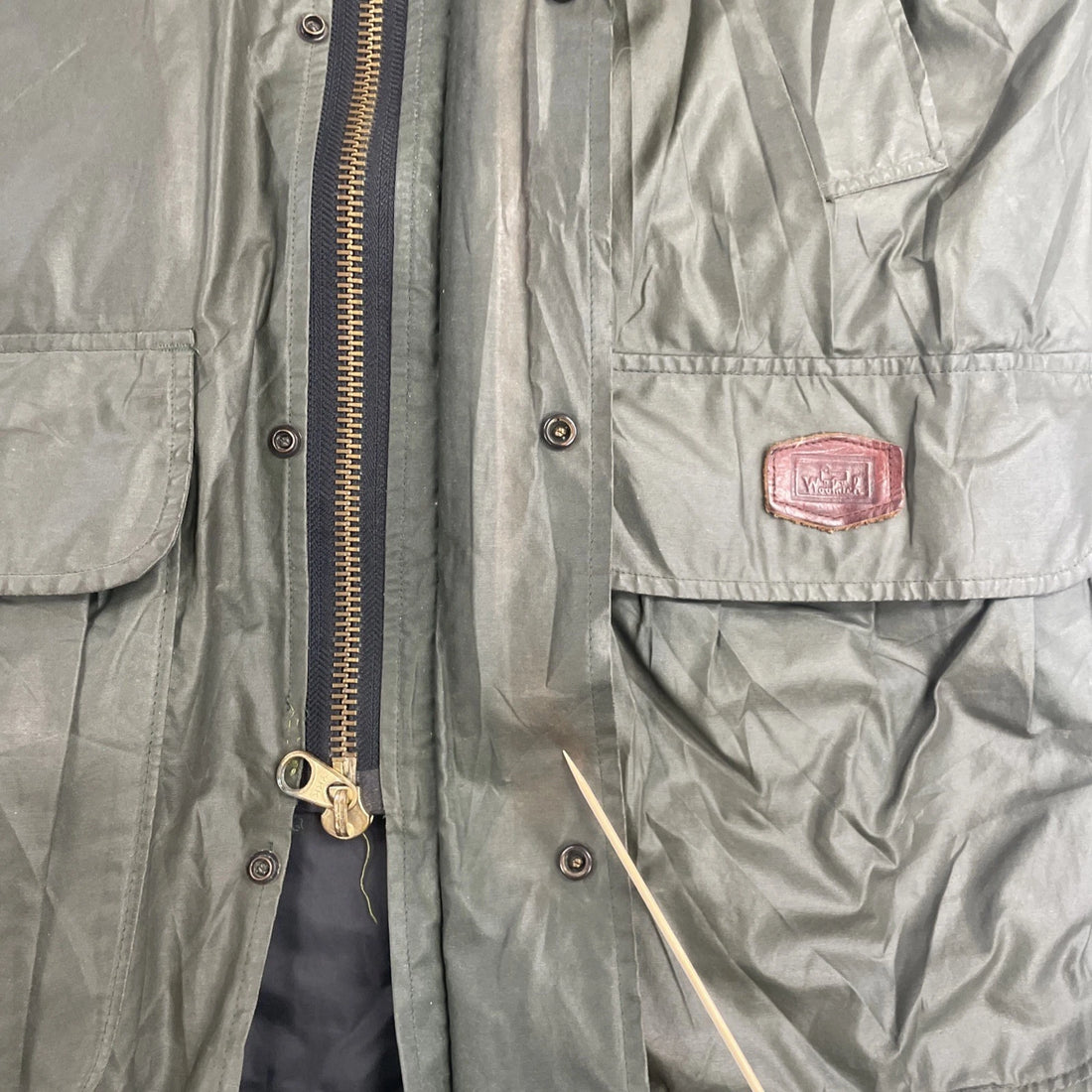 Vintage Woolrich Coat Jacket Size Small Green