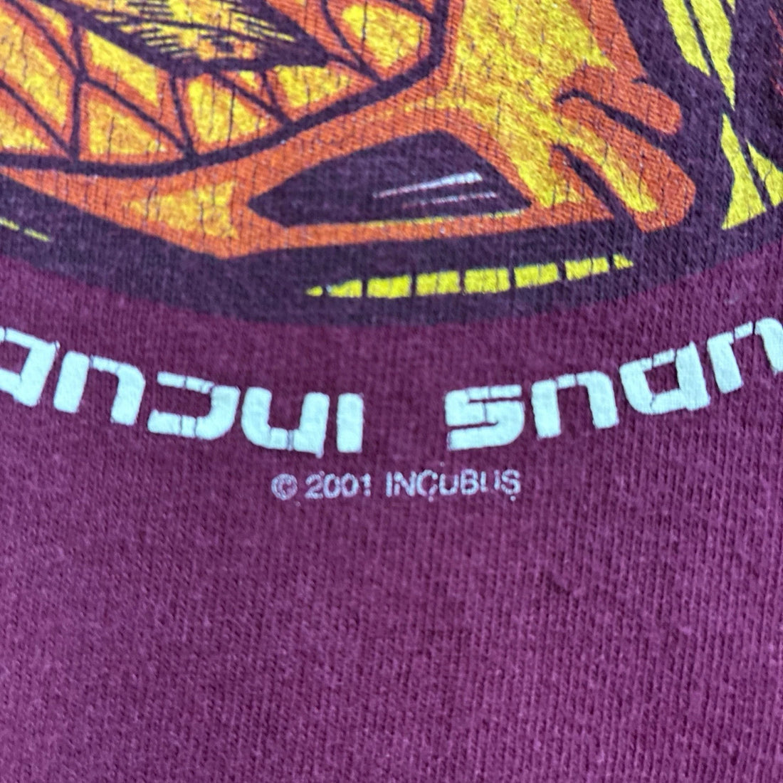Vintage Incubus Band Music T-Shirt Size XL 2001