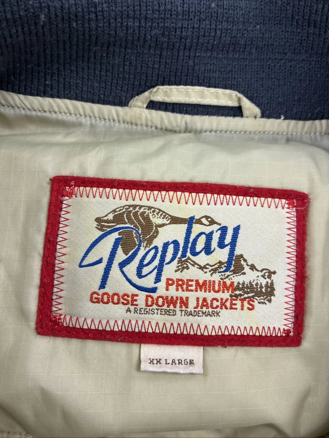 Replay Goose Down Puffer Jacket Size 2XL