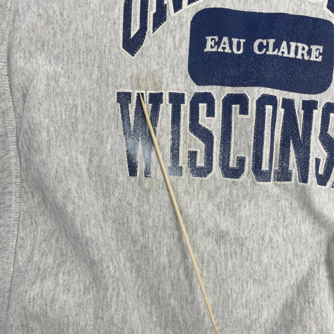 Vintage Wisconsin University Eau Claire Crewneck Sweatshirt Size 2XL Distressed