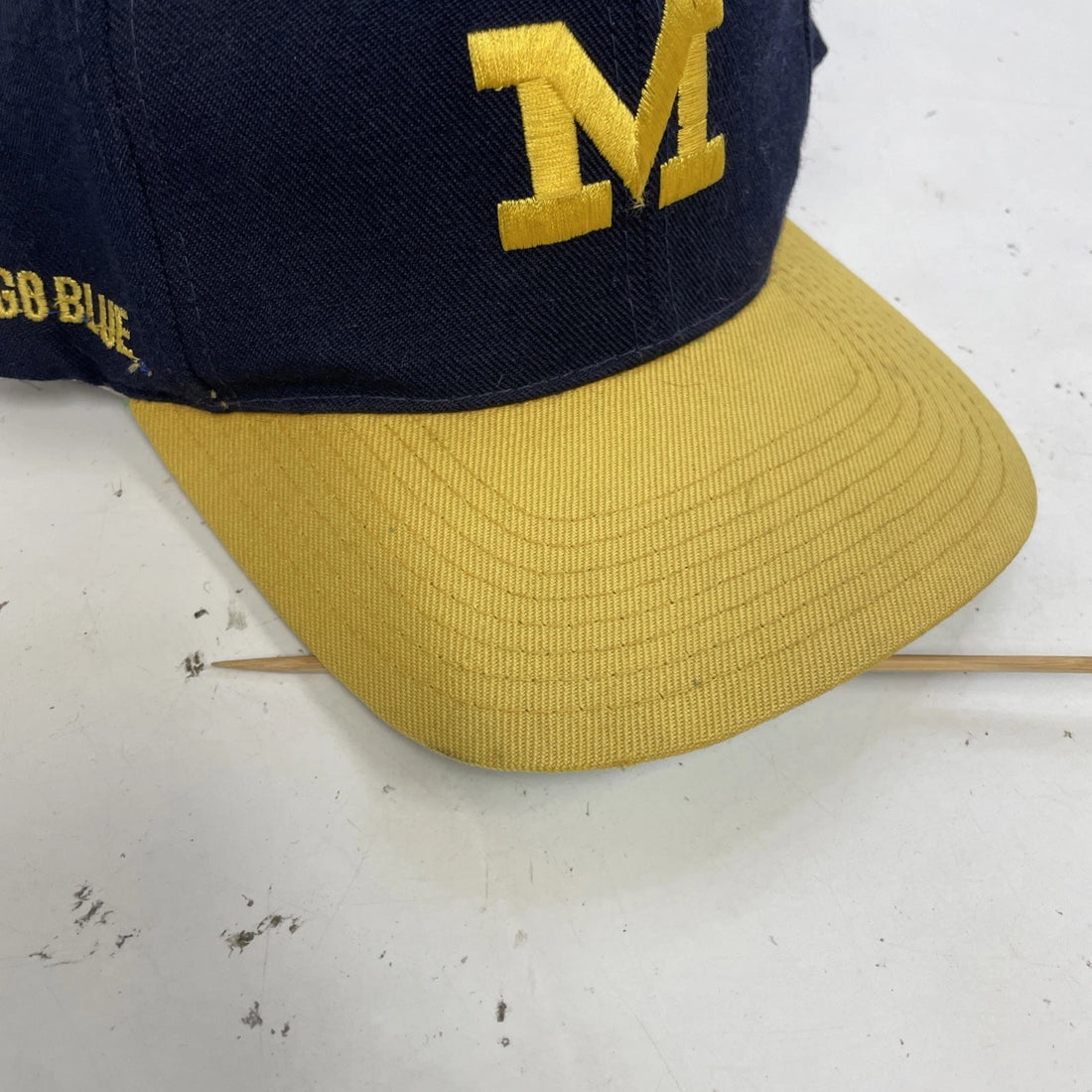 Vintage Michigan Wolverines American Needle Blockhead Snapback Hat Cap OSFA NCAA