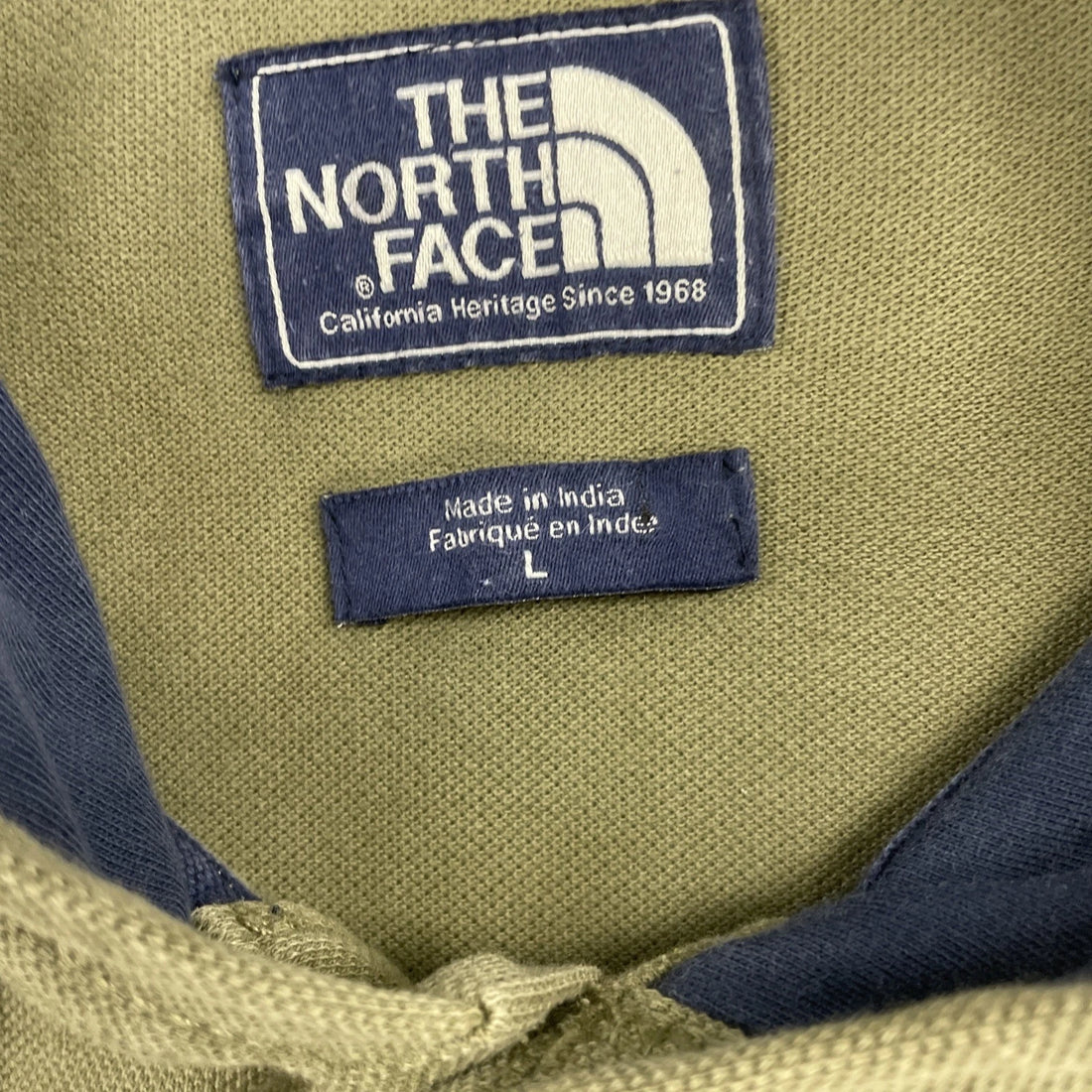 The North Face Hooded Button Up Shirt Size Large Green