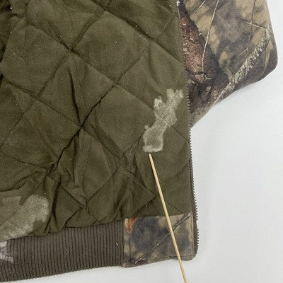 Mossy Oak Camo Work Bomber Jacket Size Medium