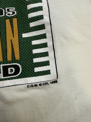 Vintage 1995 Grey Cup Saskatchewan T-Shirt Size XL CFL
