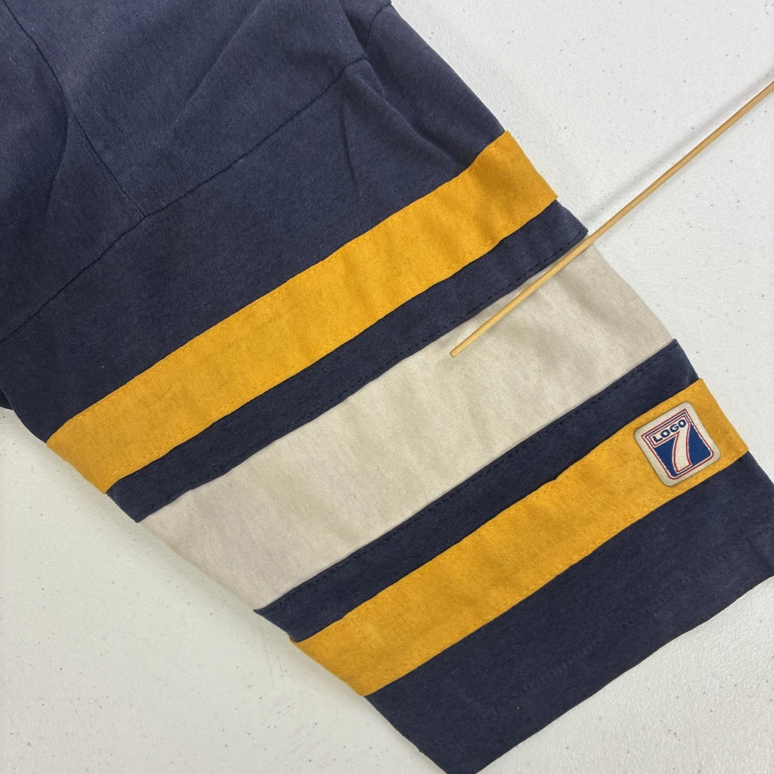 Vintage San Diego Chargers Logo 7 Raglan Jersey T-Shirt Size XL