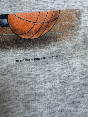 Vintage Space Jam Tune Squad T-Shirt Size Large Warner Bros 1996 90s