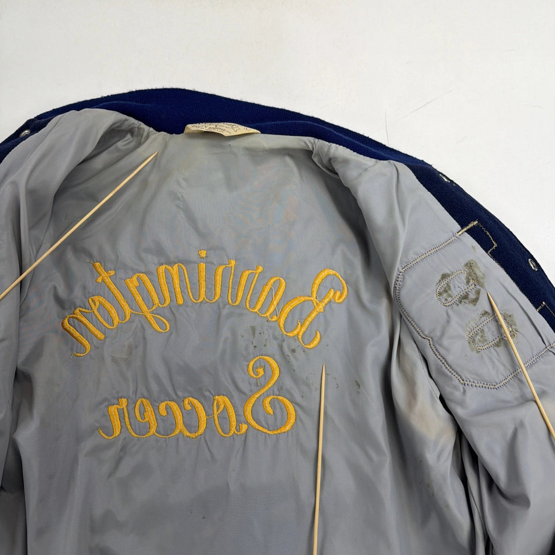 Vintage Barrington Soccer Wool Varsity Letterman Jacket Large