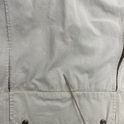 Vintage Eddie Bauer Fishing Vest Jacket Size Medium Tan