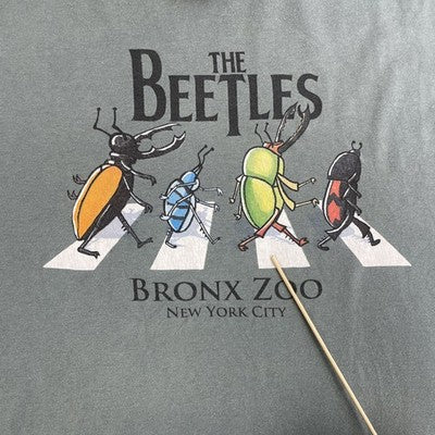 The Beetles Bronx Zoo T-Shirt Size XL Beatles Parody Humor