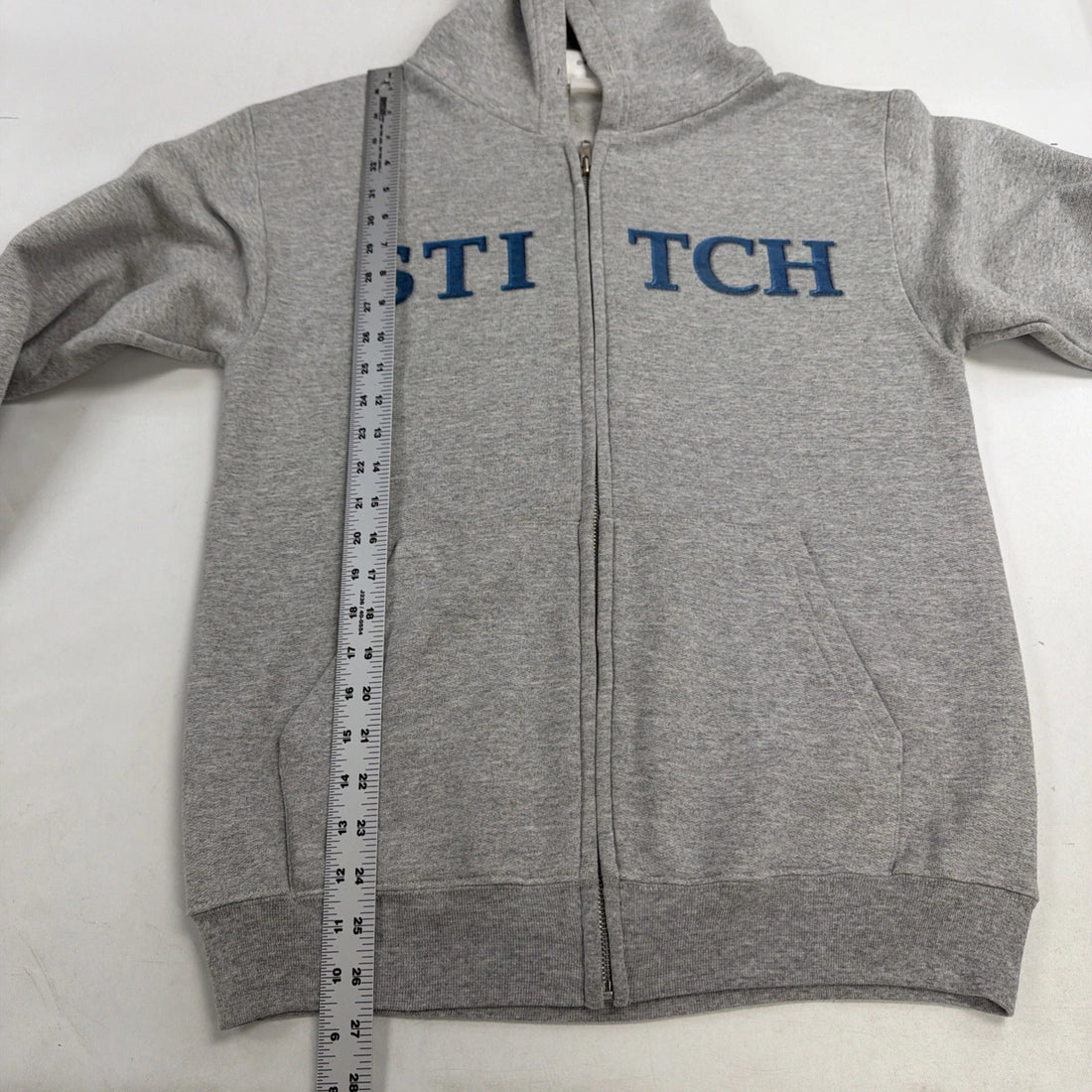 Stitch Walt Disney World Full Zip Sweatshirt Hoodie Size Small