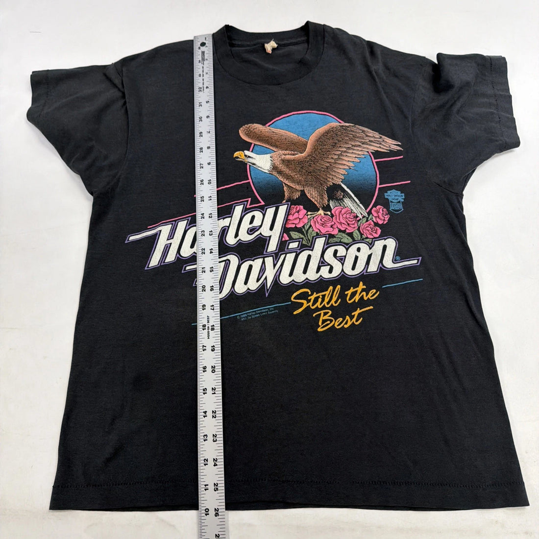 Vintage Harley Davidson Motorcycles Still The Best Eagle T-Shirt Large 80s 1989