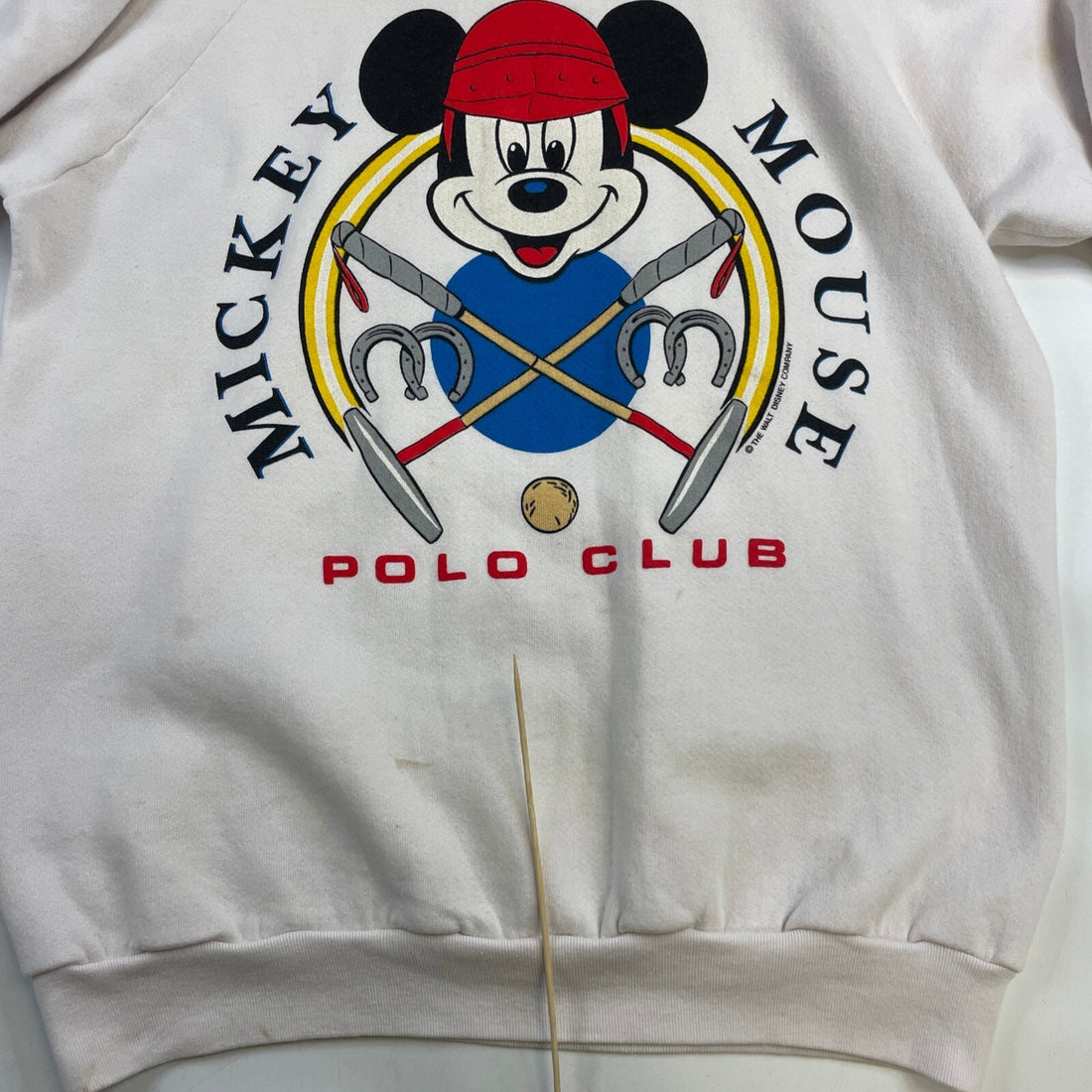 Vintage Mickey Mouse Polo Club Disney Crewneck Sweatshirt Size XL 90s