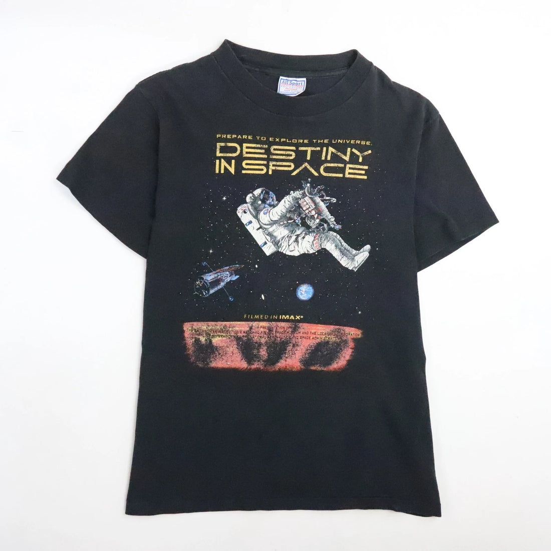 Vintage Destiny In Space Smithsonian Imax T-Shirt Size Medium 90s