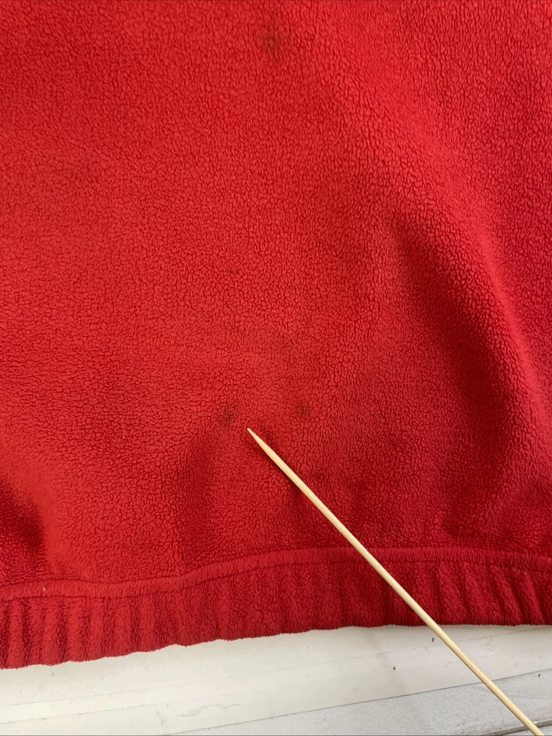 Tommy Hilfiger 1/4 Zip Pullover Fleece Jacket Size Large Red