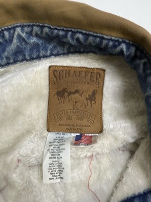 Colorado Pro Rodeo Association Denim Jacket Size Large Blue Western Cowboy 2007