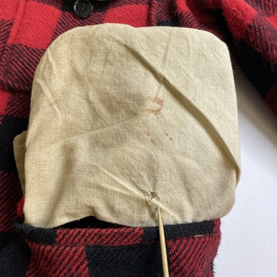 Vintage Wool Jacket Size Medium Buffalo Plaid Reversible