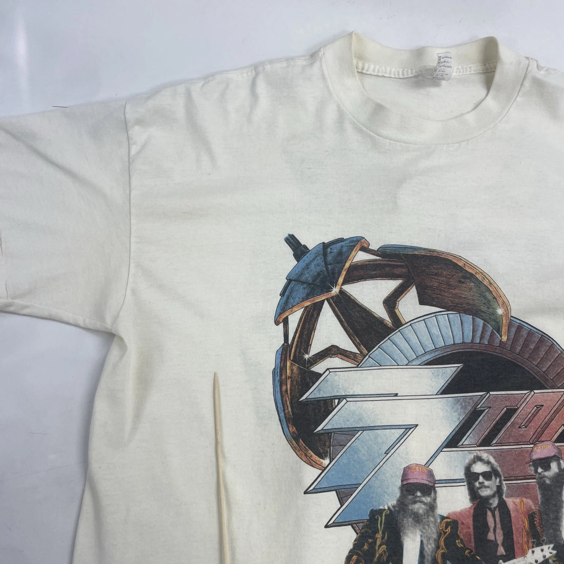 Vintage ZZ Top T-Shirt One Size Fits All Band Tee 1990 90s