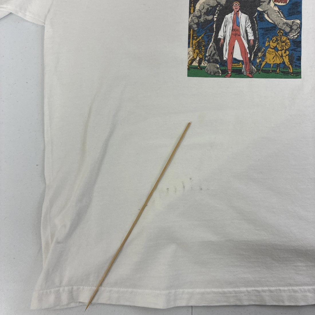 Vintage Incredible Hulk Marvel Comic Adventure City T-Shirt Size XL