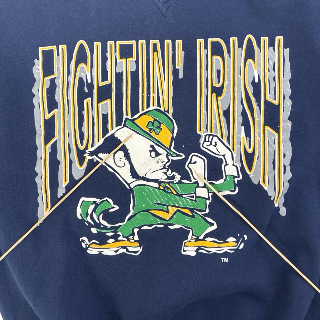 Vintage Notre Dame Fighting Irish Russell Athletic Sweatshirt XL 90s NCAA