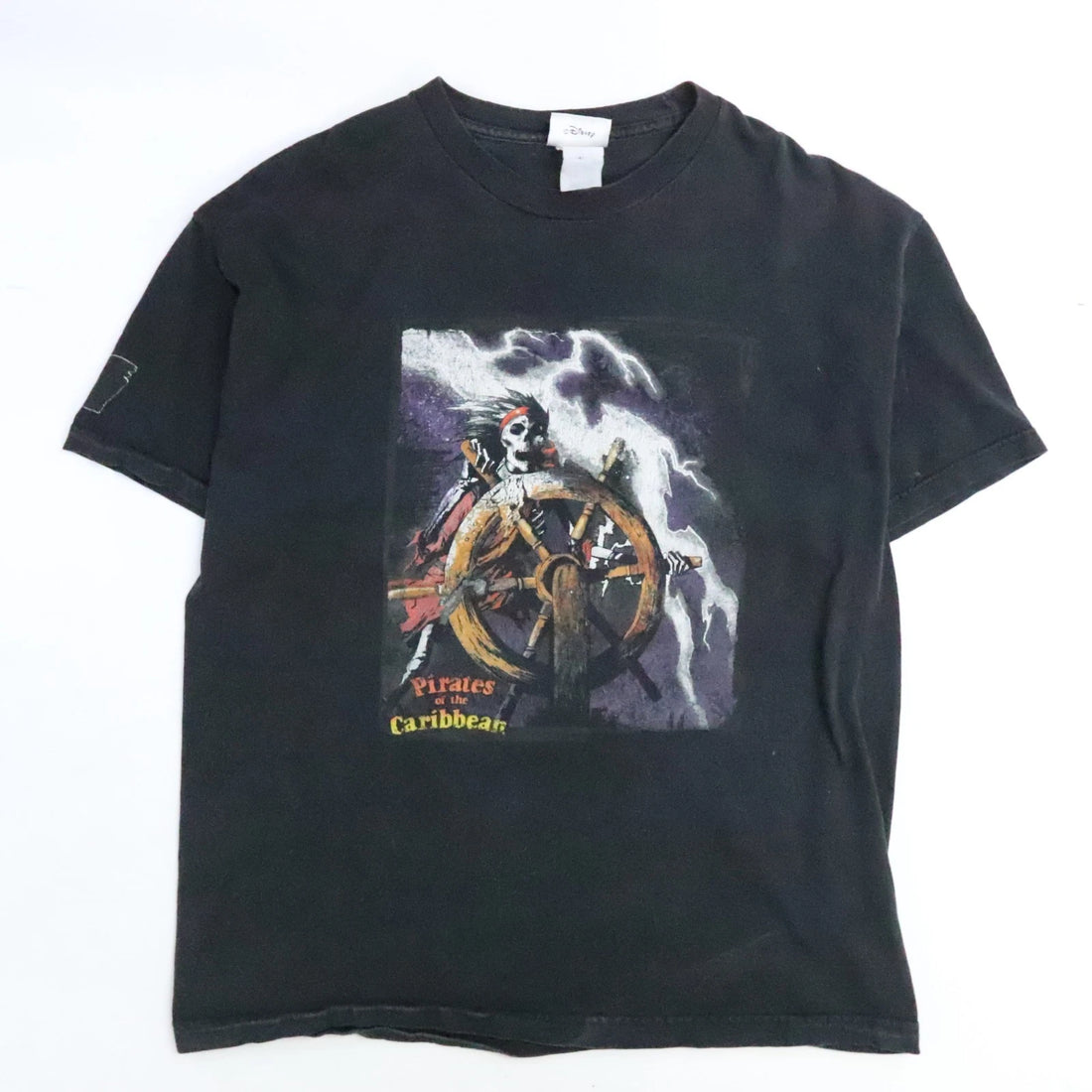 Vintage Pirates Of The Caribbean Disney T-Shirt Size XL Double Sided