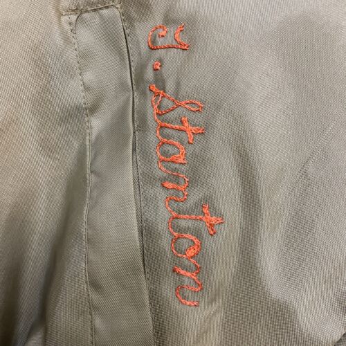 Vintage BGSU Satin Bomber Jacket Size Medium