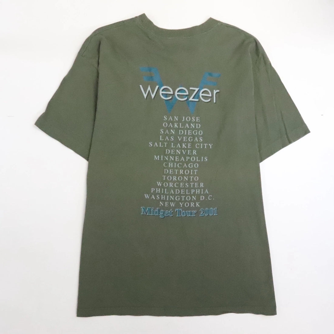 Vintage Weezer Tour 2001 Band T-Shirt Size XL