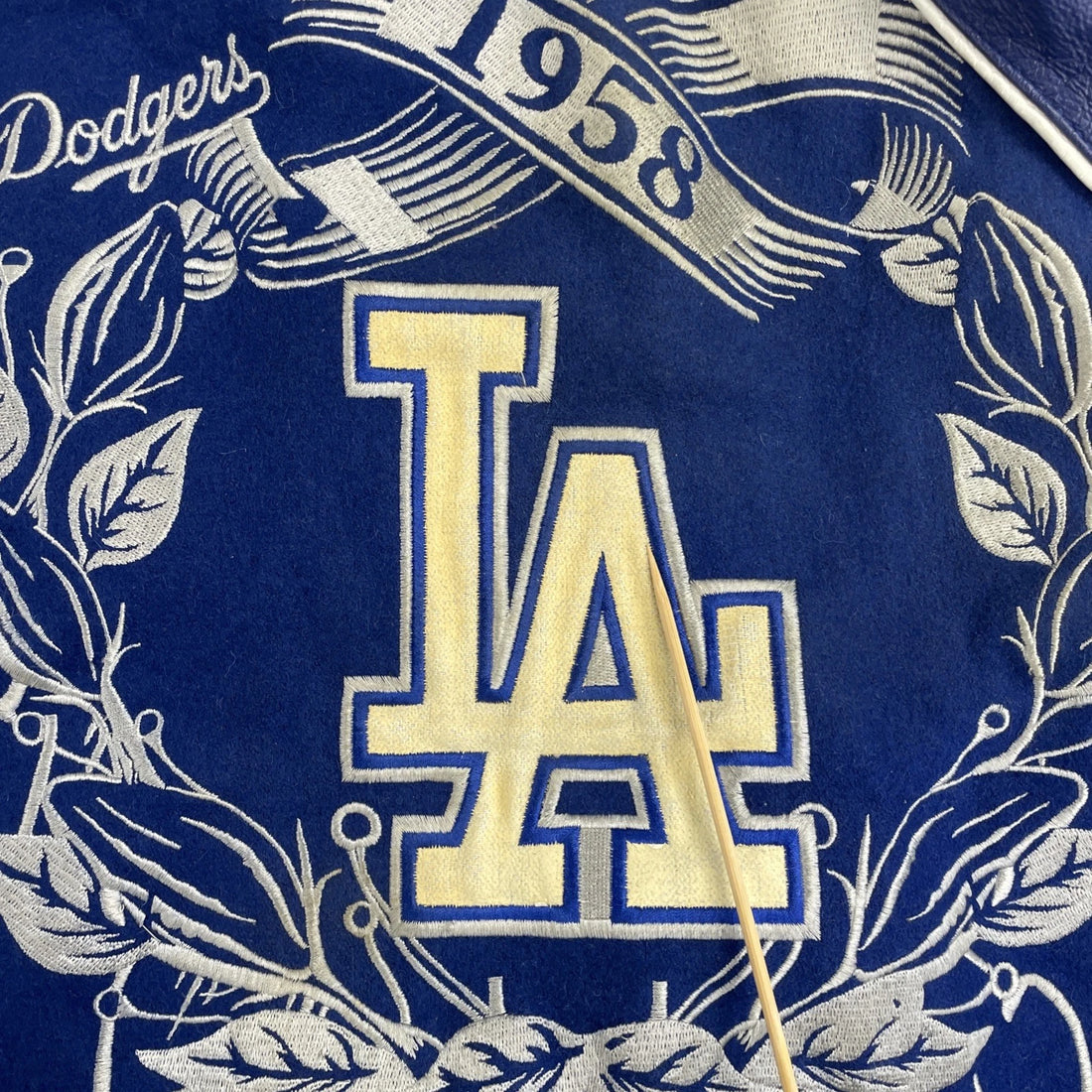 Vintage Los Angeles Dodgers JH Leather Wool Varsity Jacket 4XL Reversible MLB