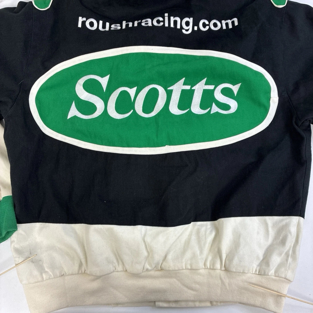 Vintage Carl Edwards Scotts Racing Jacket Size Large NASCAR