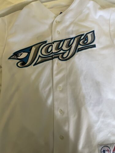 Vintage Toronto Blue Jays Alex Rios Majestic Baseball Jersey Size XL M –  Throwback Vault