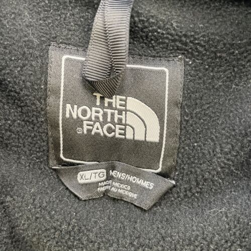 The North Face Denali Fleece Jacket Size XL Black Grid Hooded