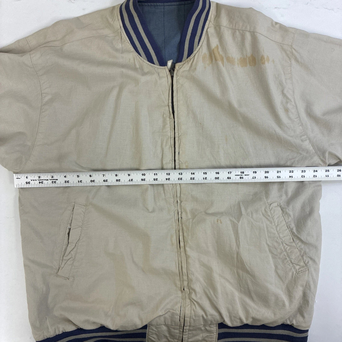 Vintage Brooklyn Dodgers Mirage Reversible Bomber Jacket Size XL MLB
