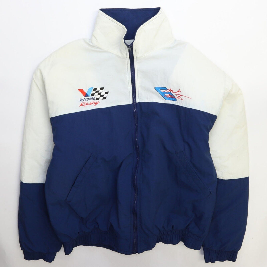 Vintage Mark Martin Valvoline Racing Bomber Jacket Size Medium