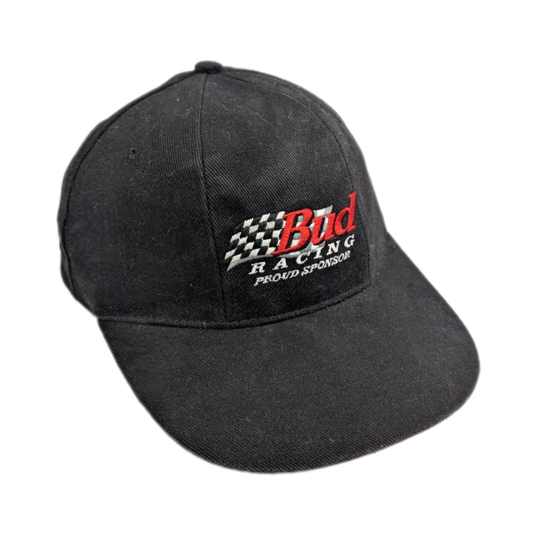 Vintage Budweiser Bud Racing Adjustable Hat Cap OSFA
