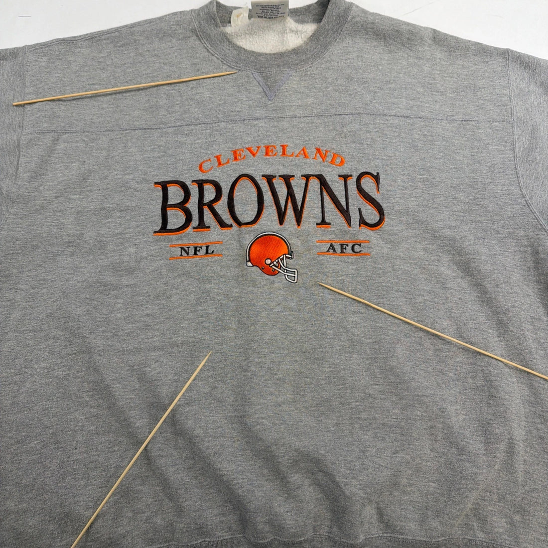 Vintage Cleveland Browns Lee Sport Sweatshirt Crewneck Size 2XL NFL