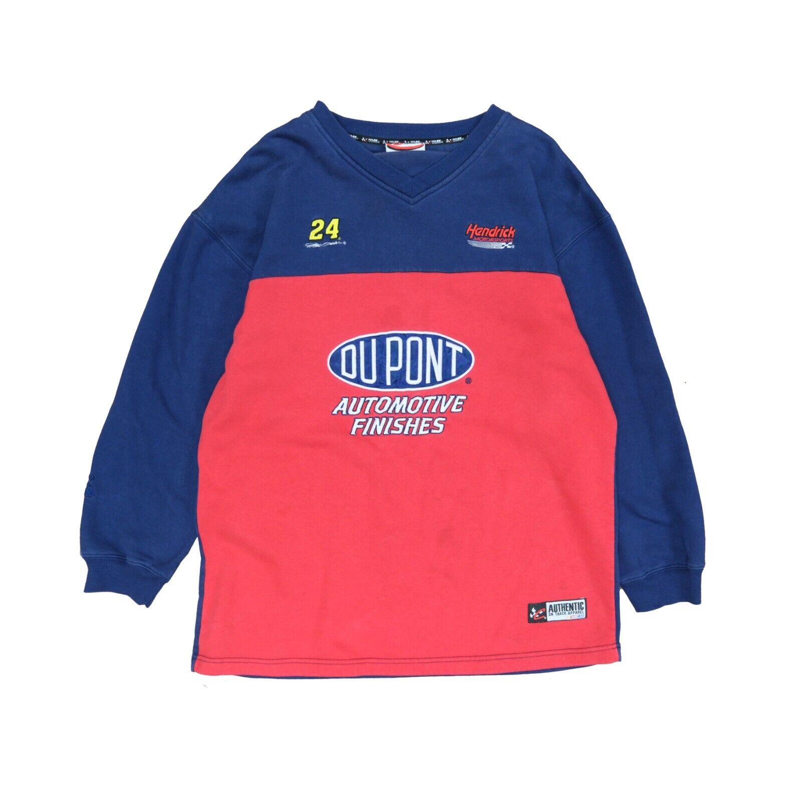 Vintage Jeff Gordon Dupont Chase Authentic Sweatshirt Size Large