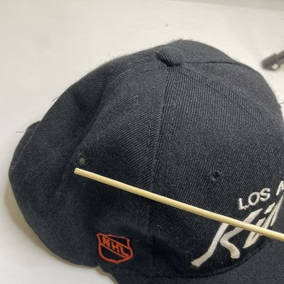 Vintage Los Angeles Kings Sports Specialties Script Wool Snapback Hat Cap NHL