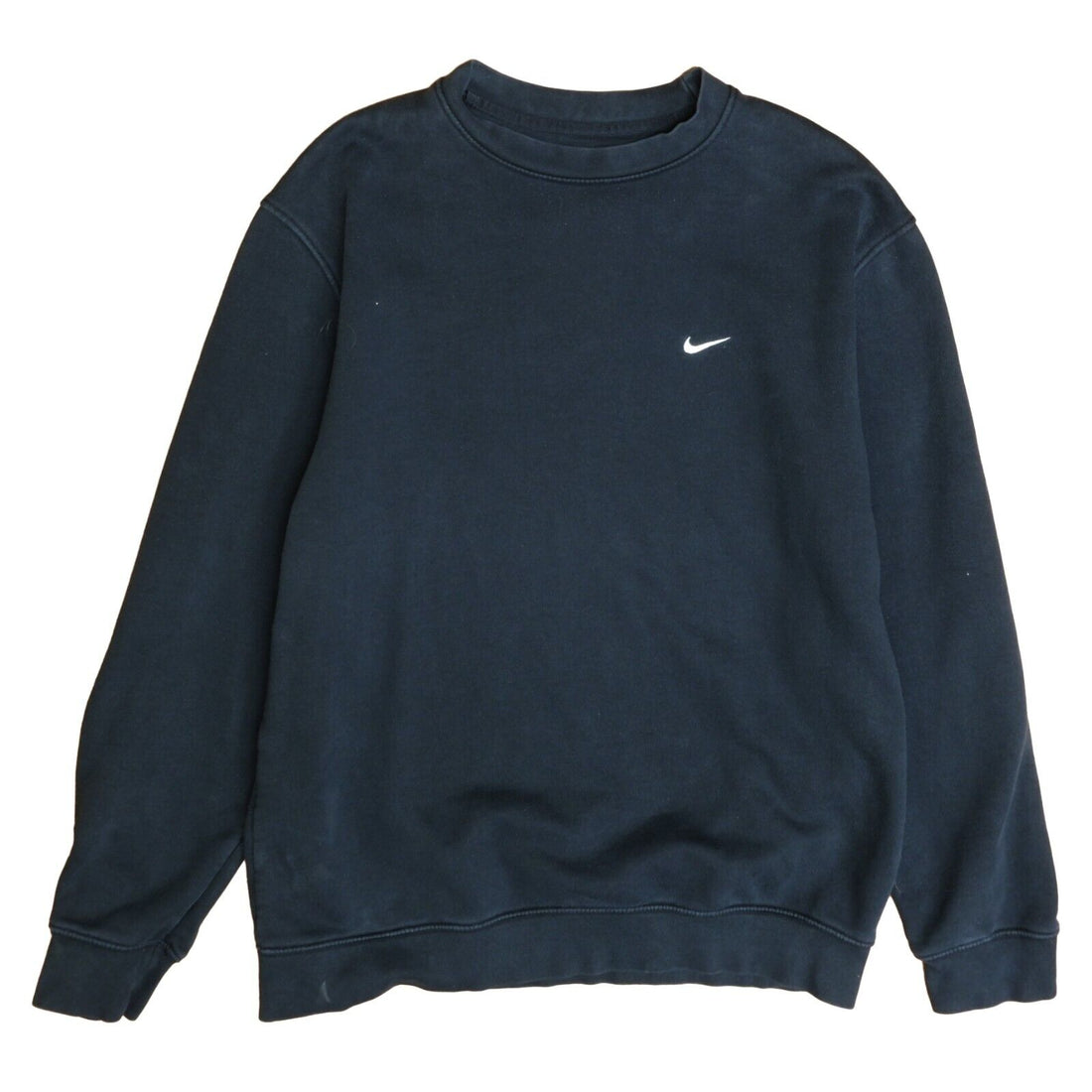 Vintage Nike Sweatshirt Crewneck Size Medium Black Embroidered Swoosh