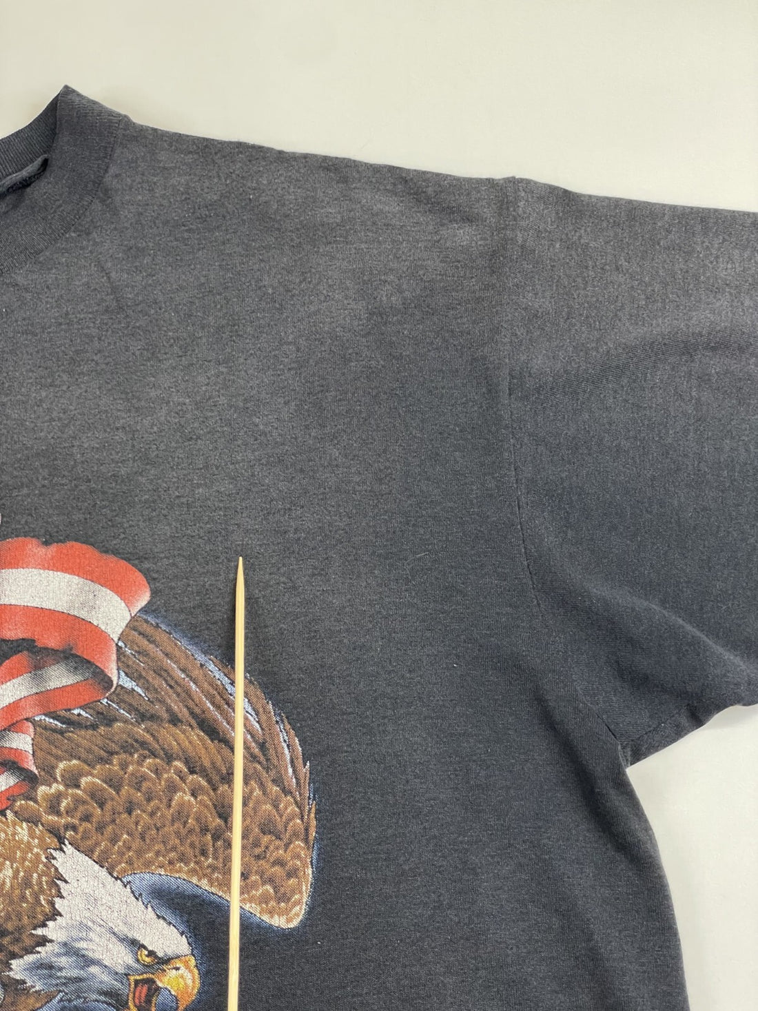 Vintage American Biker Eagle USA Flag T-Shirt Size XL 1992 90s