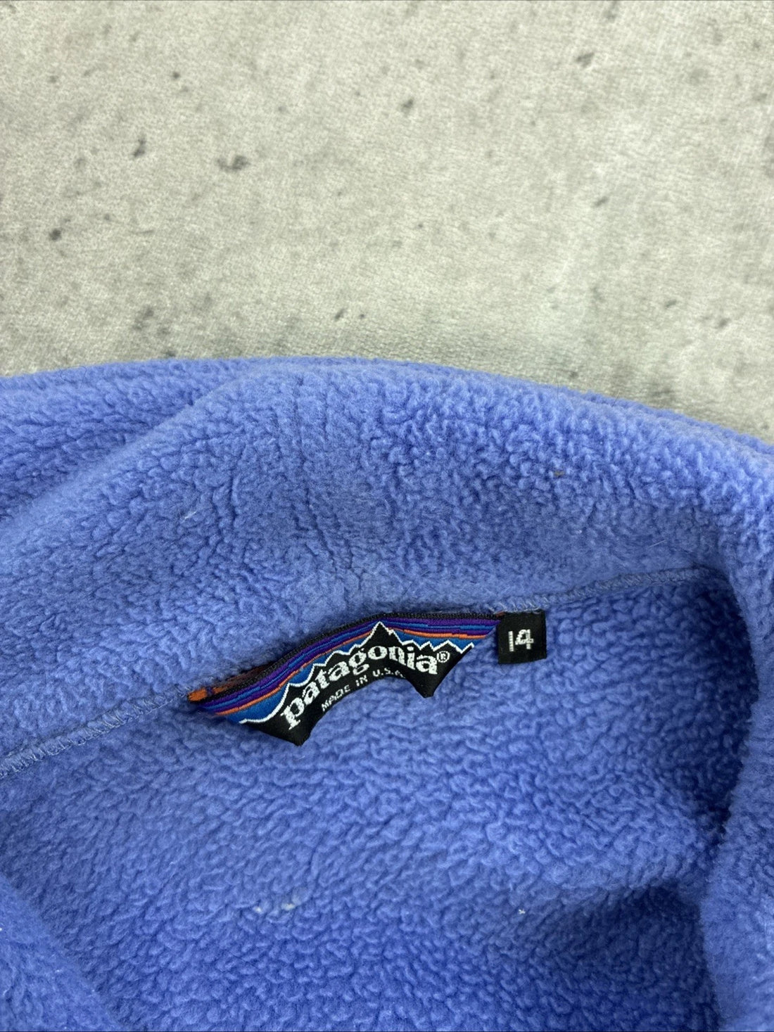 Vintage Patagonia Full Zip Fleece Jacket Womens Size 14 90s