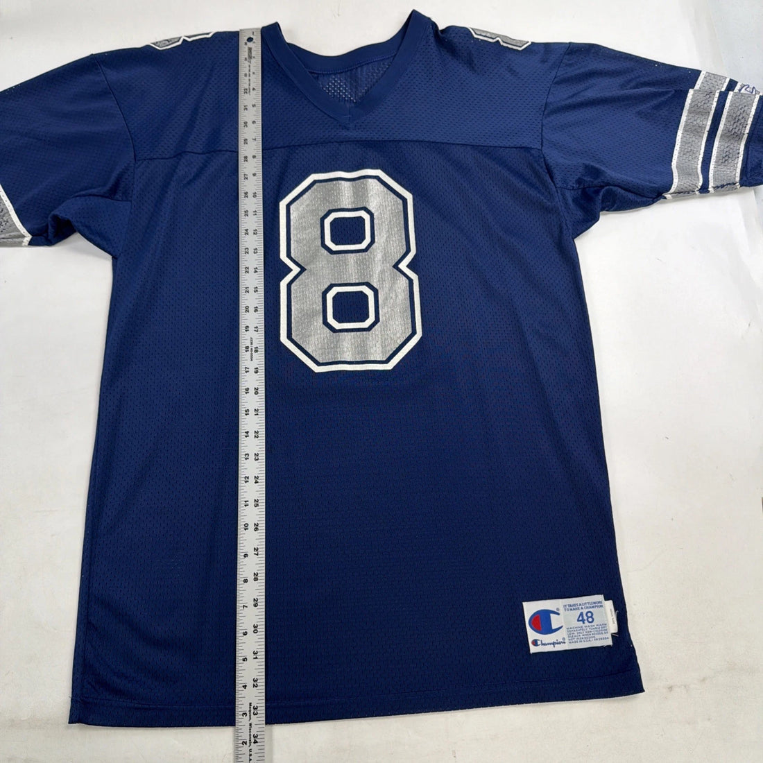 Vintage Dallas Cowboys Troy Aikman Champion Jersey Size 48 90s NFL