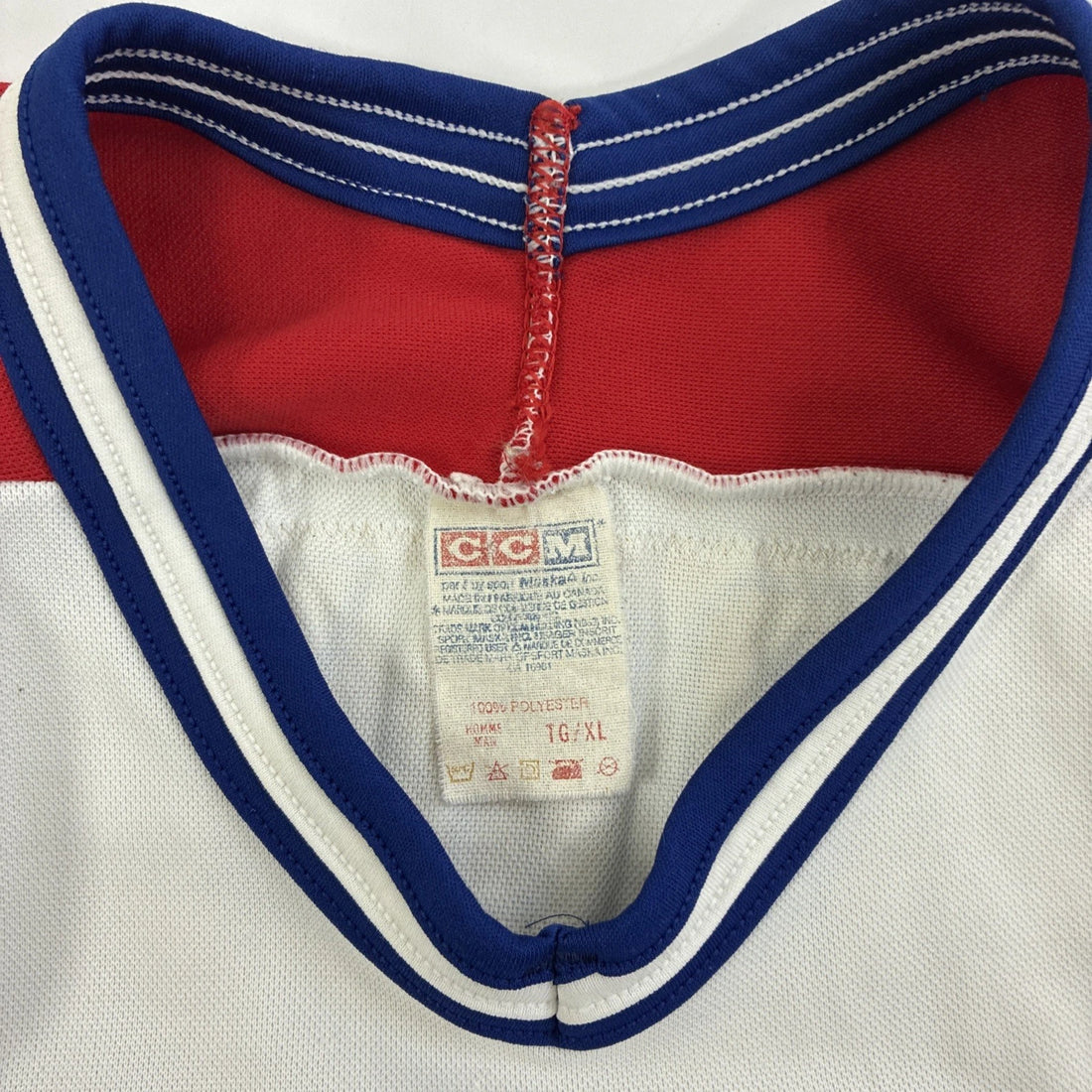 Vintage Montreal Canadiens Patrick Roy CCM Hockey Jersey Size XL 90s NHL