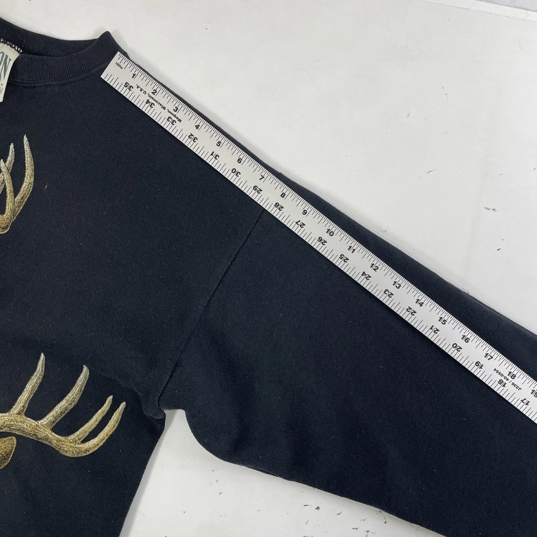 Vintage Whitetail Deer Crewneck Sweatshirt Size Large Nature 90s