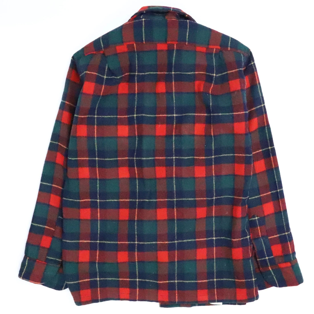 Vintage Pendleton Wool Board Button Up Shirt Size Small Plaid