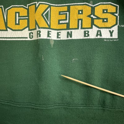 Vintage Green Bay Packers Super Bowl XXXI Sweatshirt Size Medium 1996 90s NFL