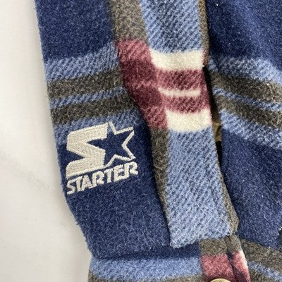 Vintage Starter Rugged Terrain Fleece Jacket Size Large Plaid