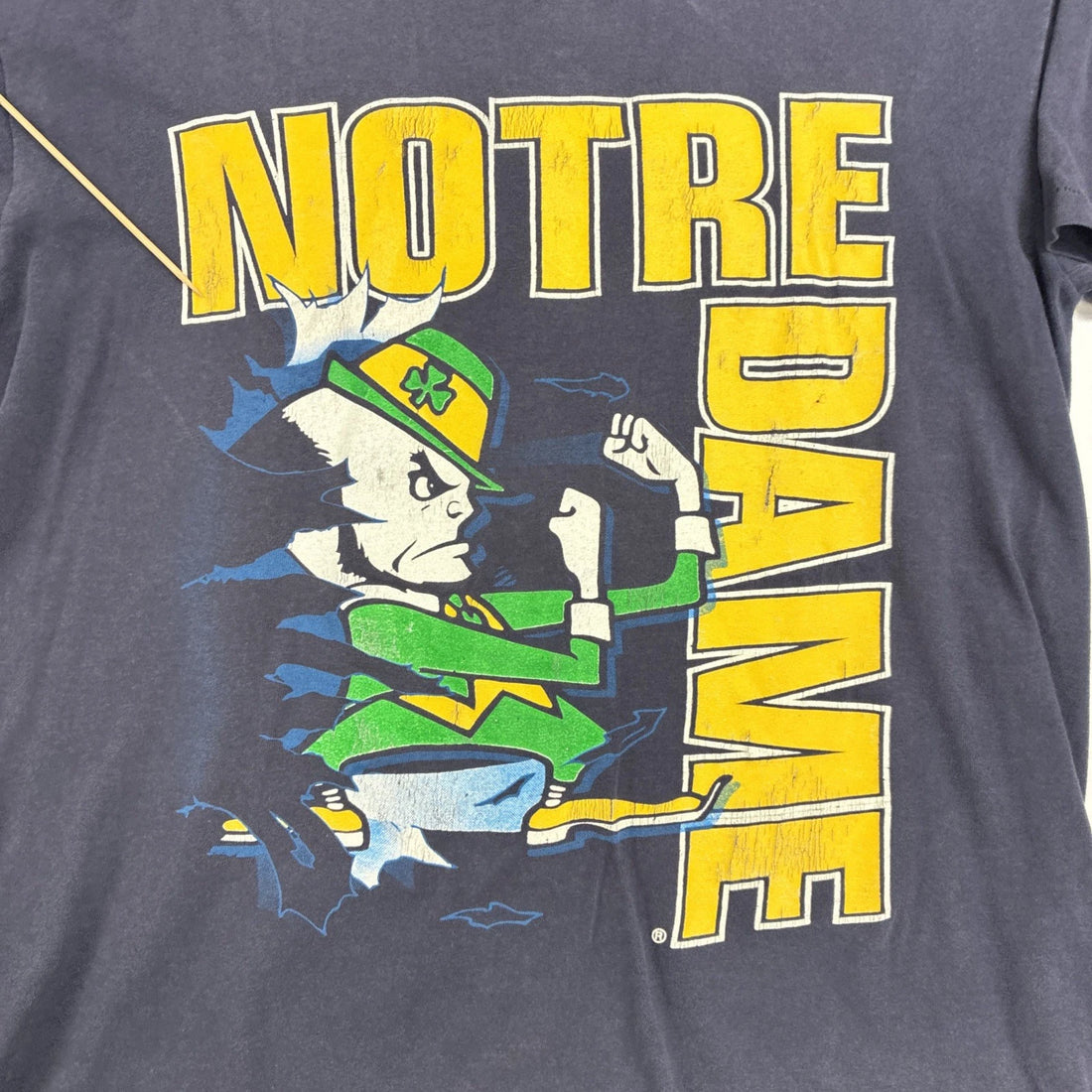 Vintage Notre Dame Fighting Irish Breakthrough Nutmeg T-Shirt Large 90s NCAA