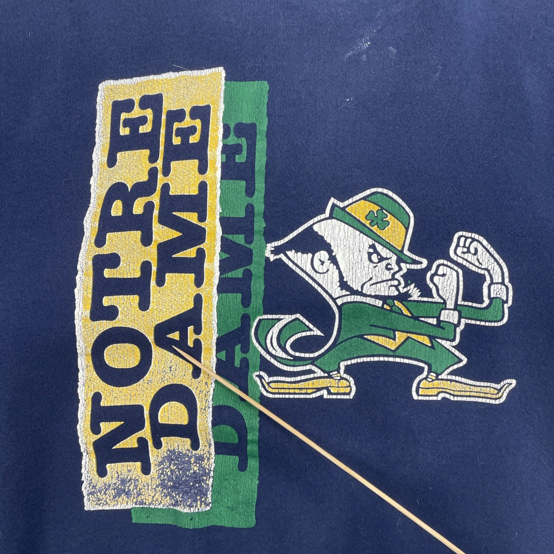 Vintage Notre Dame Fighting Irish Crewneck Sweatshirt Size Large NCAA