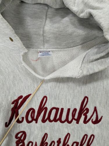 Vintage Kohawks Basketball Champion Reverse weave Sweatshirt Hoodie 2XL 90s NCAA