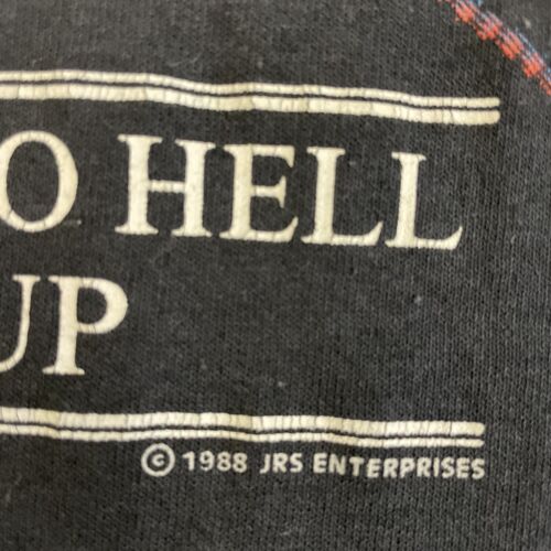 Vintage Mercenaries Never Die They Just Go To Hell To Regroup T-Shirt XL 1988