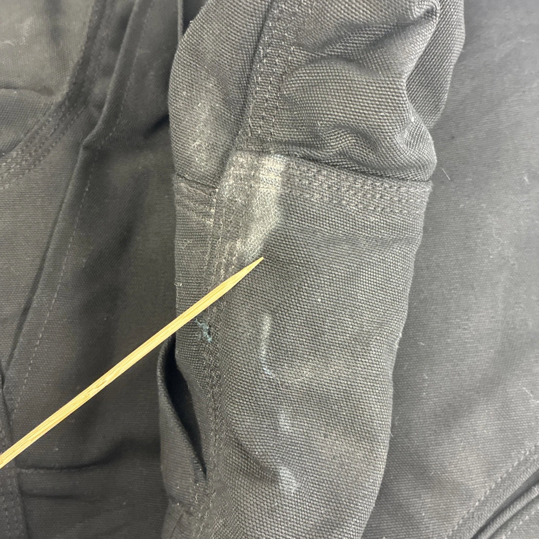 Carhartt Canvas Detroit Work Jacket Size XL Black Blanket Lined J001 BLK